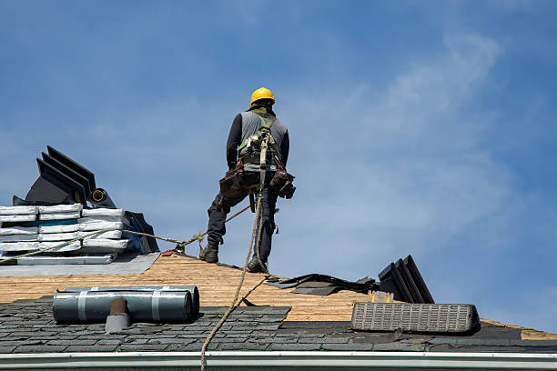 Professional Roofing technician working in Saint Leonard, MD